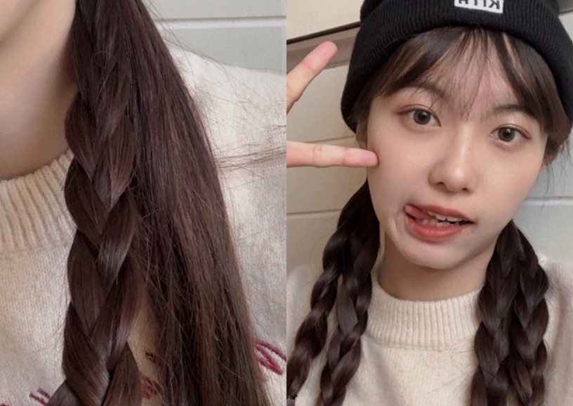 2023辮子編髮綁法教學!宋慧喬、BLACKPINK Rosé都在綁,中長髮雙麻花辮太顯嫩