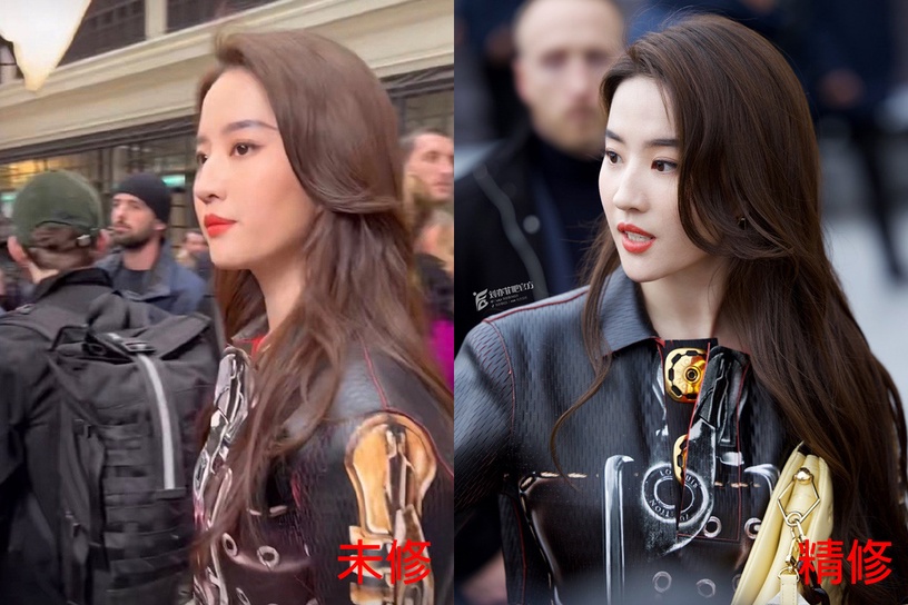 13位陸劇明星精修vs.未修!迪麗熱巴&劉亦菲美翻天,王楚然美豔,范冰冰是紅毯永遠的神