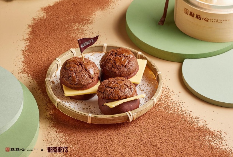 巧克力控必吃!「點點心XHershey's」聯名:豬古力三小菠蘿油、豬古力漂浮熱可可太萌