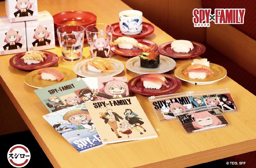 壽司郎x《SPY×FAMILY間諜家家酒》免費送!安妮亞冷水杯、筆記本太萌,限定新菜色必吃