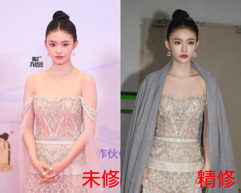 15位陸劇明星精修vs未修!羅雲熙好瘦好瘦,張婧儀被王楚然豔壓?李蘭迪同台娜扎輸慘了