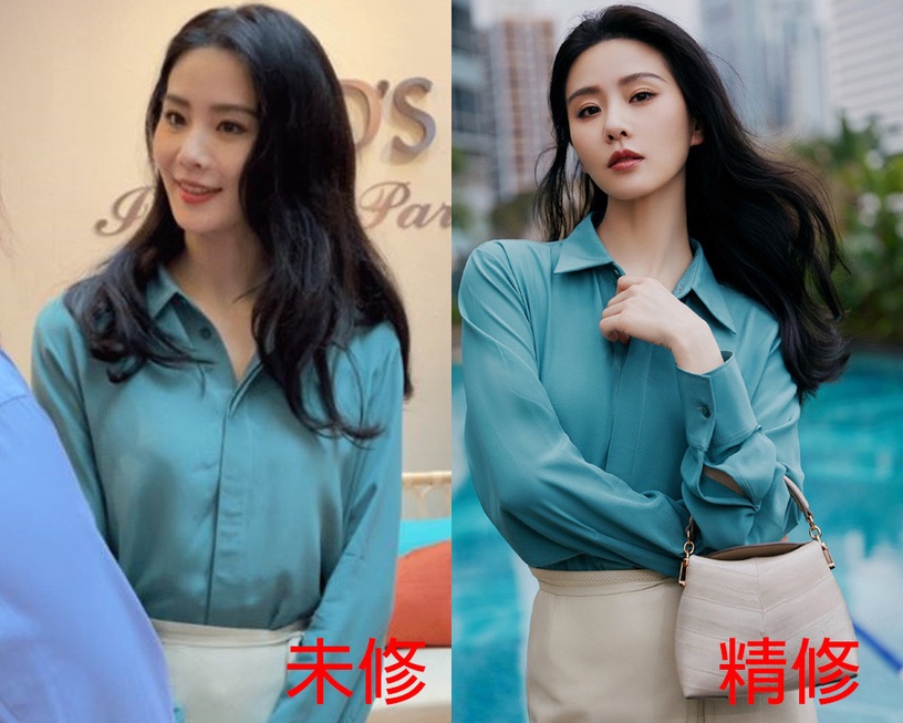 15位陸劇明星精修vs未修!羅雲熙好瘦好瘦,張婧儀被王楚然豔壓?李蘭迪同台娜扎輸慘了